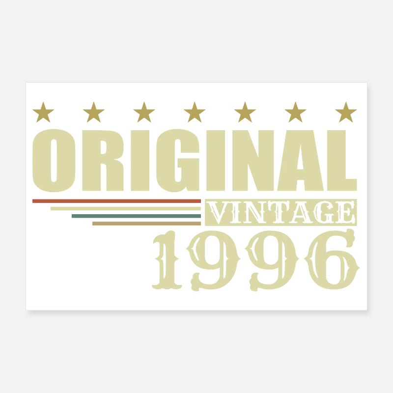 1996 Geburtstag 1996 Poster 30x20 cm