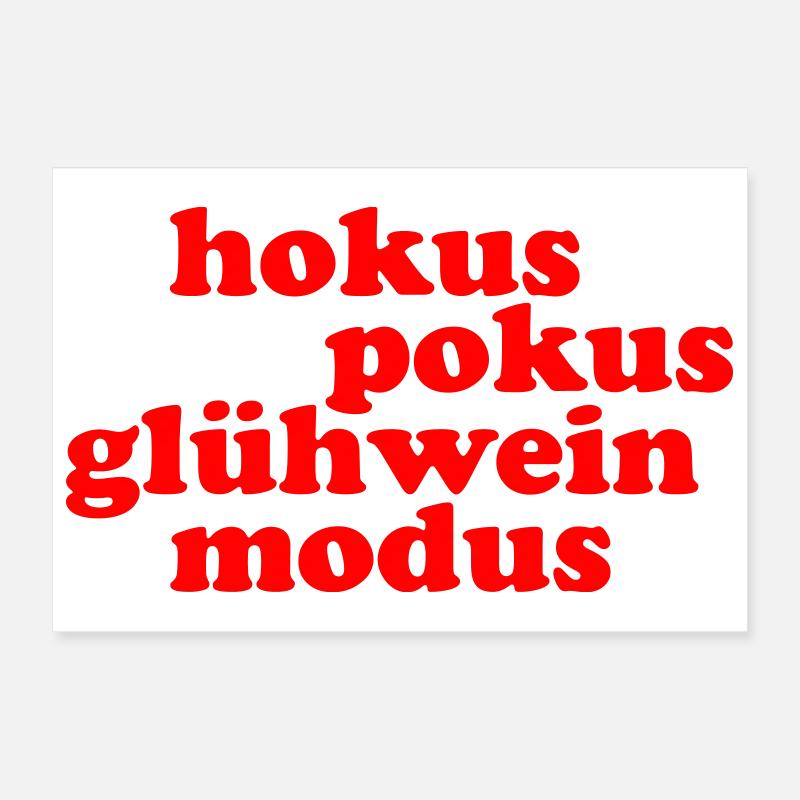 Mode Vin Chaud Hocus Pocus Poster 30 x 20 cm
