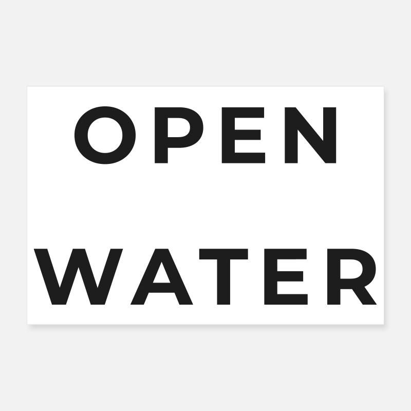 OPEN WATER Poster 12" x 8" (30x20 cm)