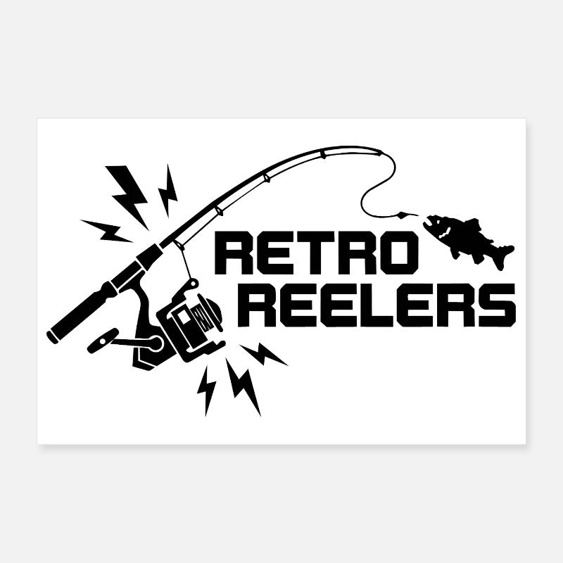 Retro Reeler Poster 30x20 cm