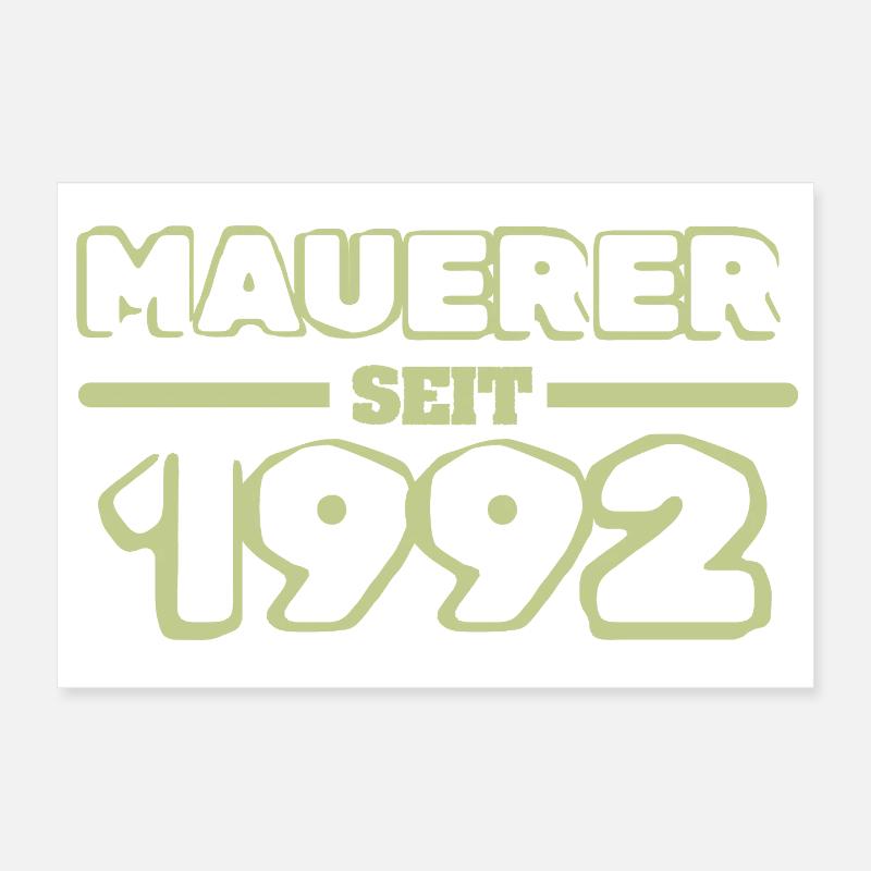 1992 Poster 12" x 8" (30x20 cm)