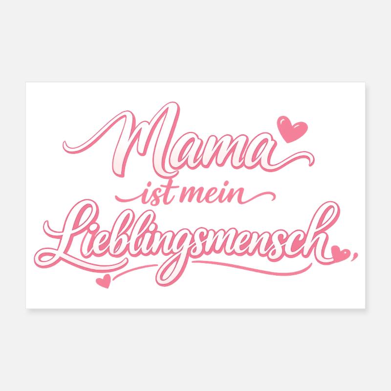 Maman est mon cadeau préféré Poster 30 x 20 cm