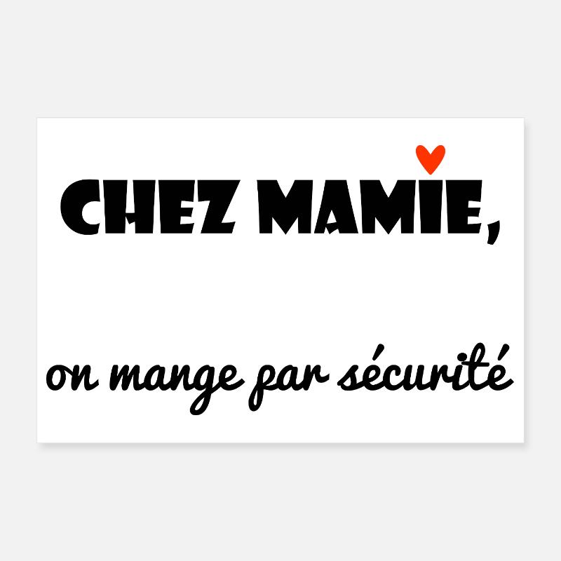 OMA. MAMA. GROSSMUTTER. MUTTERTAG. PARTEI Poster 30x20 cm