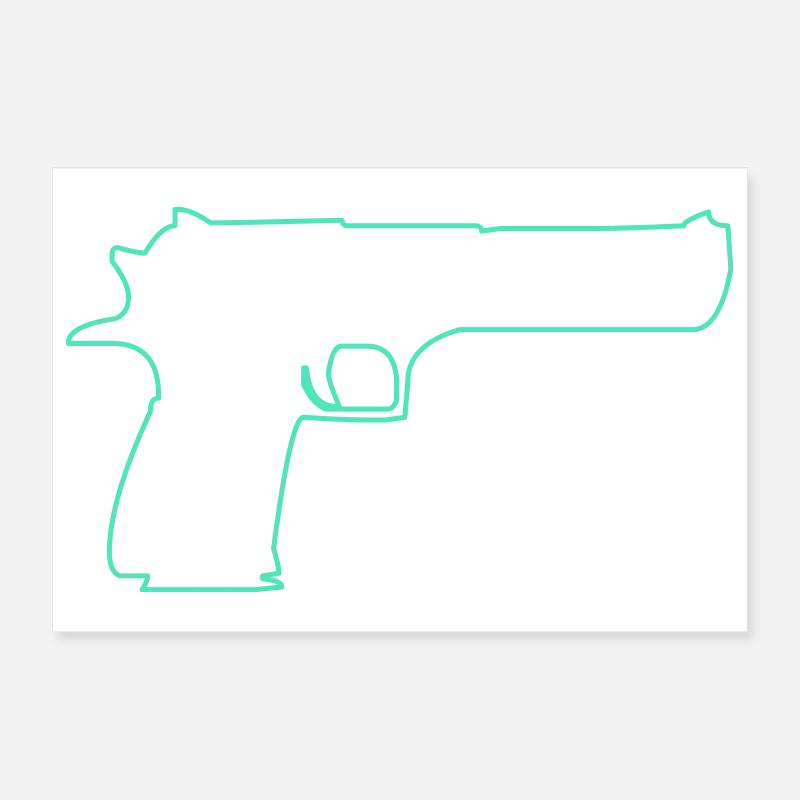 waffe Poster 30x20 cm