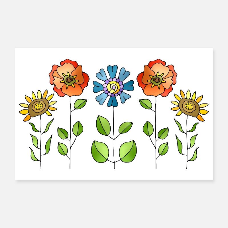 Fleur Poster 30 x 20 cm
