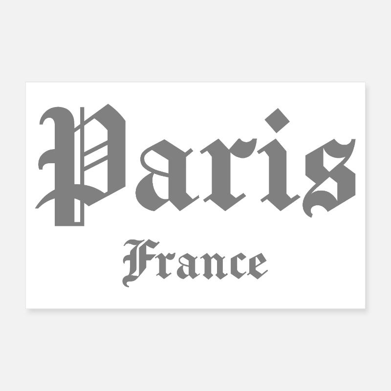 Paris, Frankreich, Gothic Poster 30x20 cm