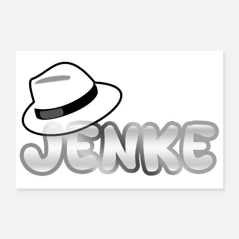 Jenke comme prénom Poster 30 x 20 cm