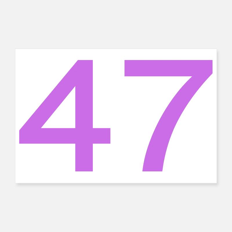 47 Poster 30 x 20 cm