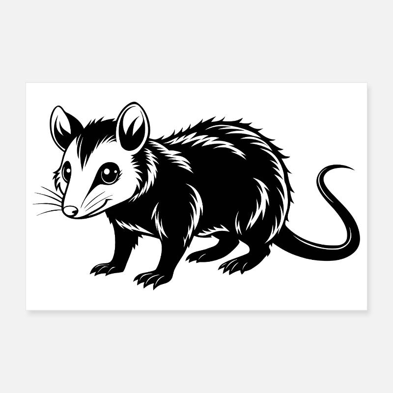 Hautpossum Poster 30x20 cm