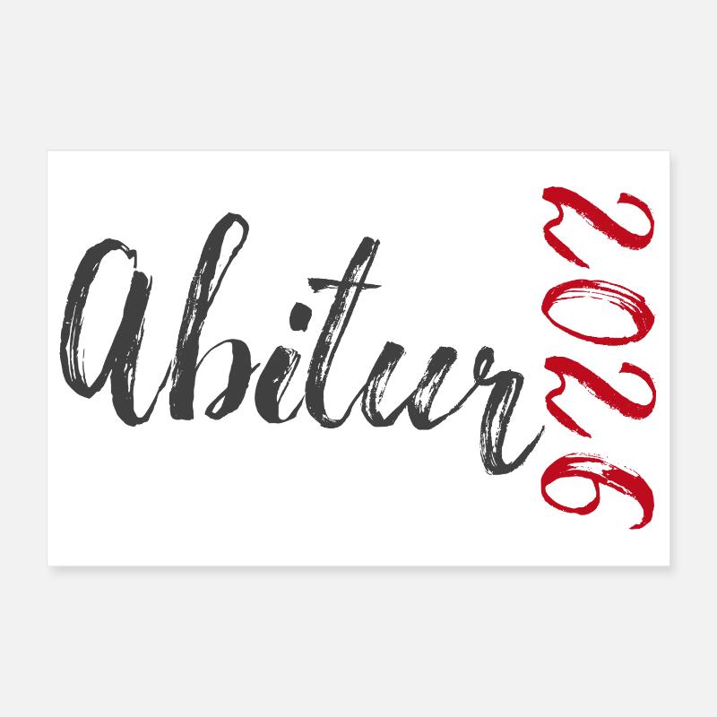 Abitur 2026 Poster 30x20 cm