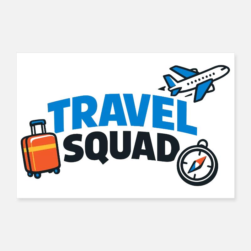 Thème de l’Aventurier de l’Escouade de Voyage Poster 30 x 20 cm