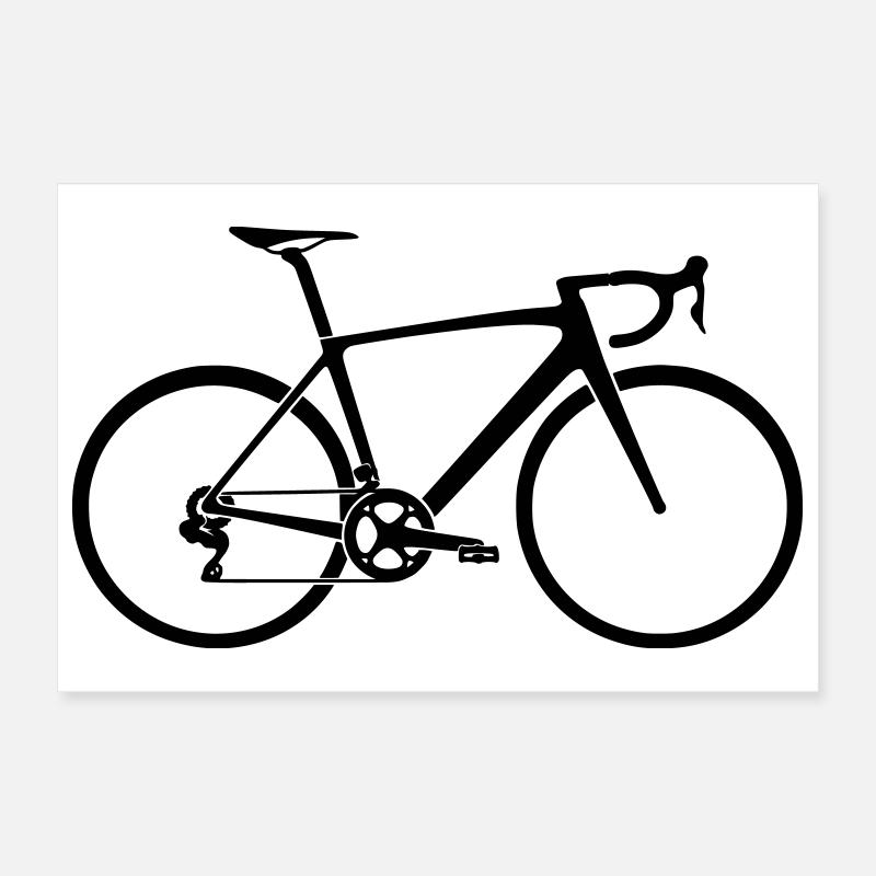 velo de course Poster 30 x 20 cm