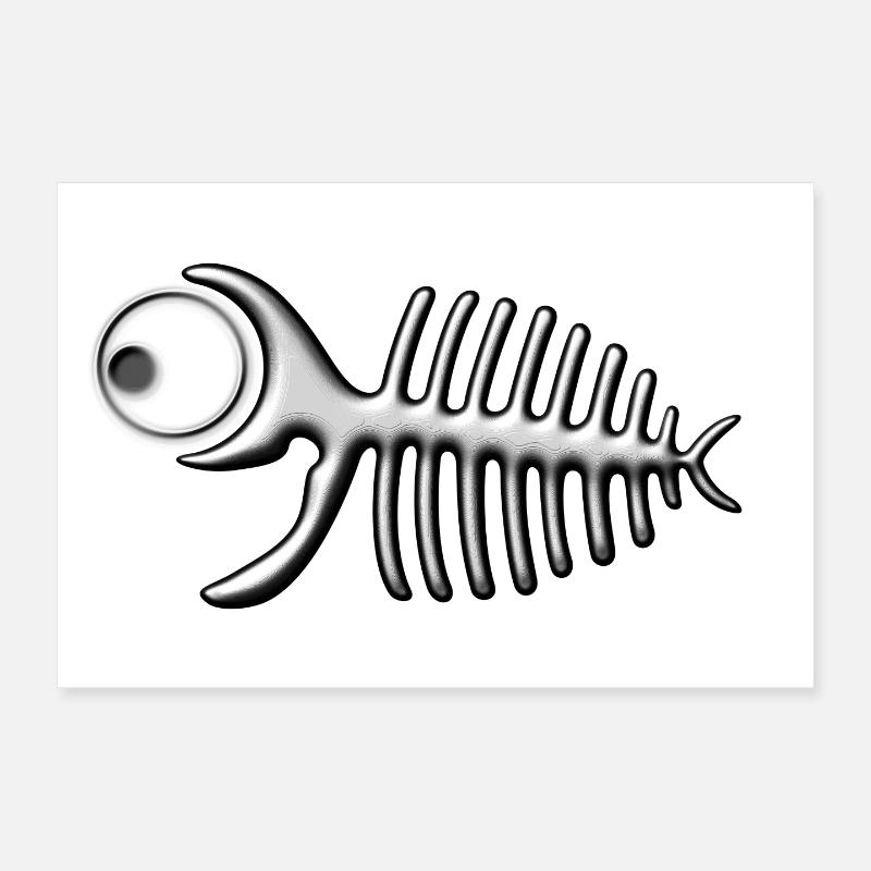 Fischgräte Poster 30x20 cm