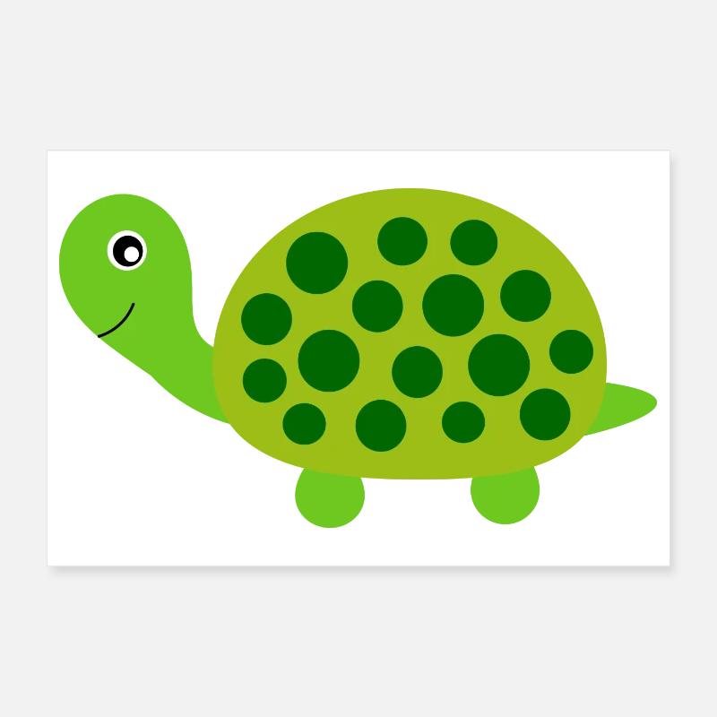 Turtle Turtles Poster 12" x 8" (30x20 cm)