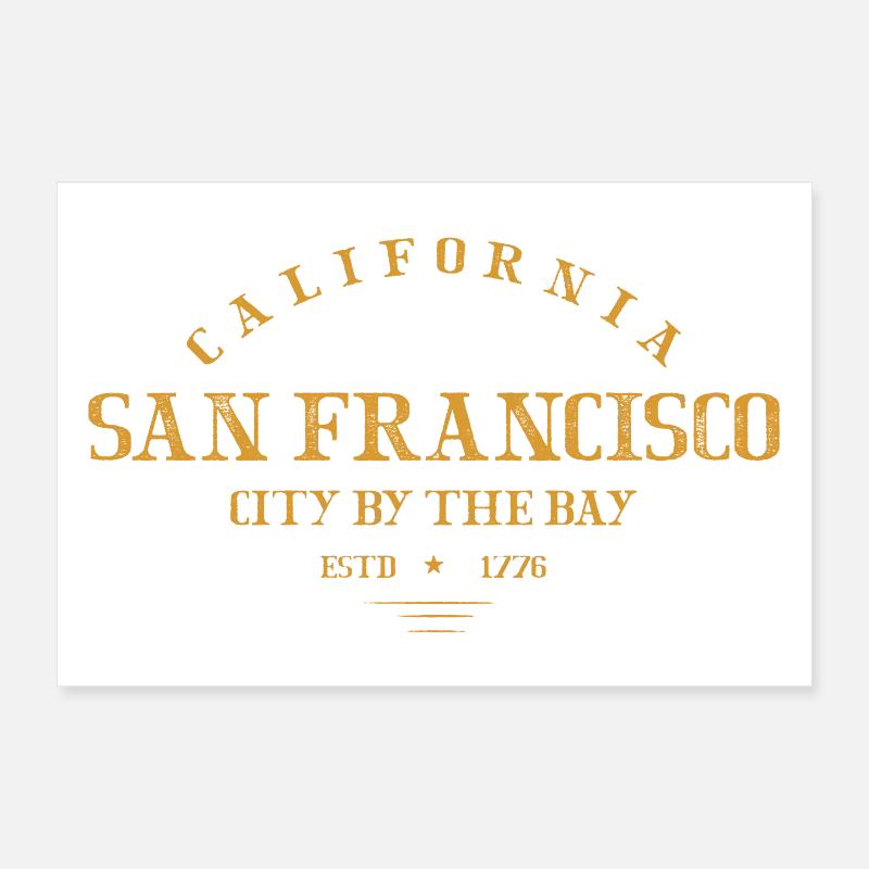 San Francisco Poster 30 x 20 cm