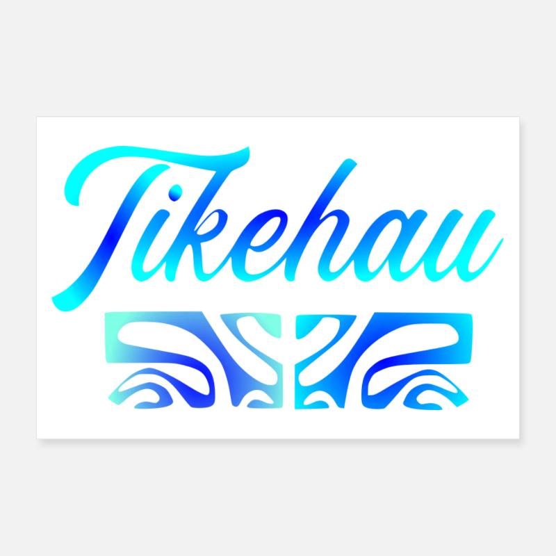 TIKEHAU (bleu lagon) Poster 30 x 20 cm