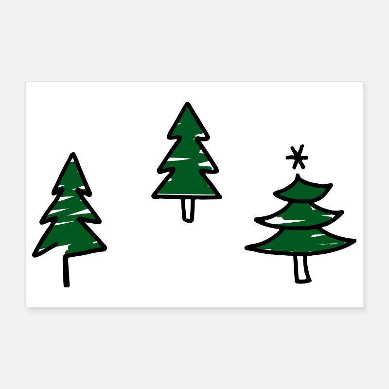 Design for Christmas Poster 12" x 8" (30x20 cm)