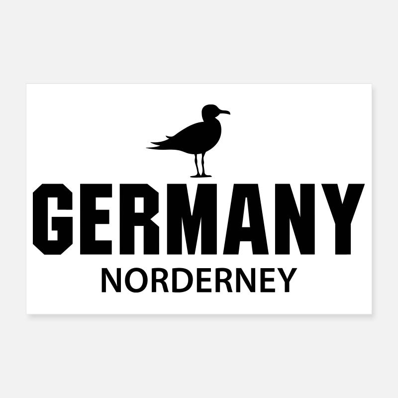 Norderney GERMANY Poster 12" x 8" (30x20 cm)