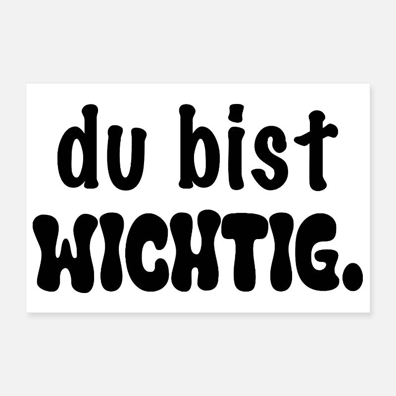 Vous êtes important. Poster 30 x 20 cm