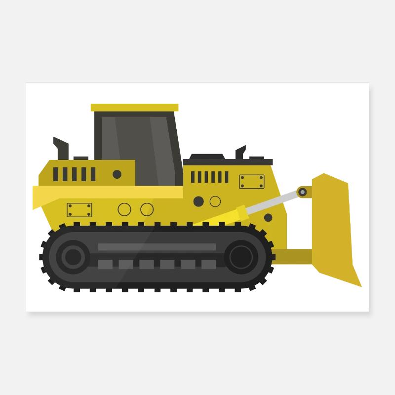 Bulldozer Poster 30 x 20 cm