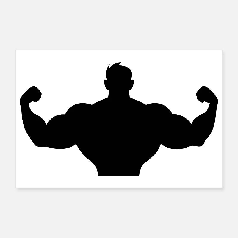 Strong man Poster 12" x 8" (30x20 cm)