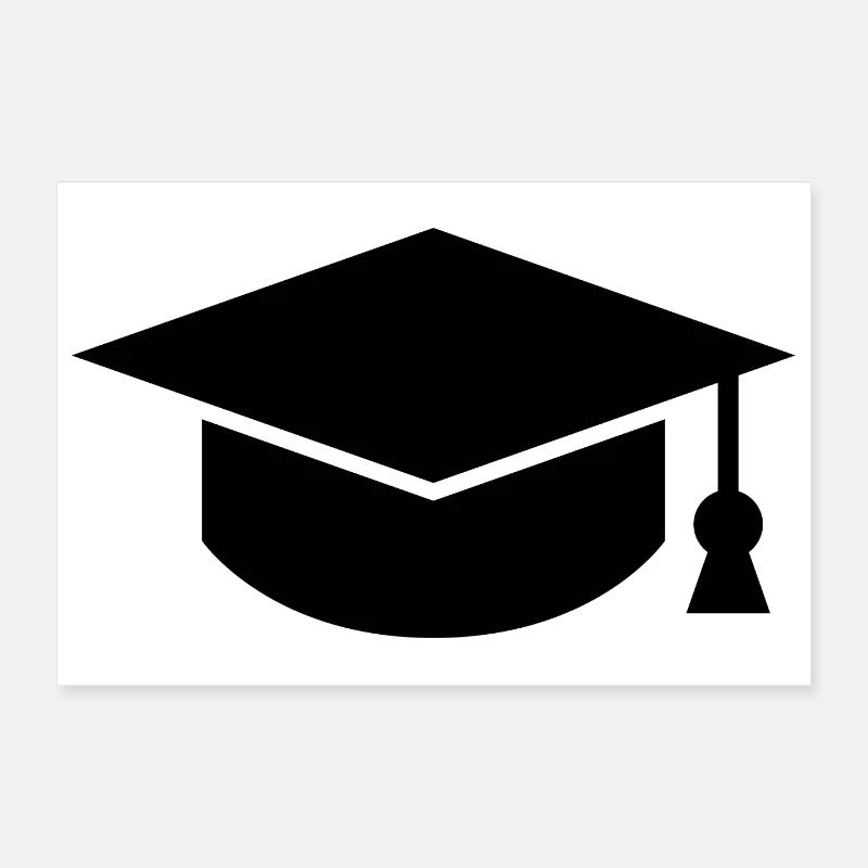 Graduation cap Poster 12" x 8" (30x20 cm)