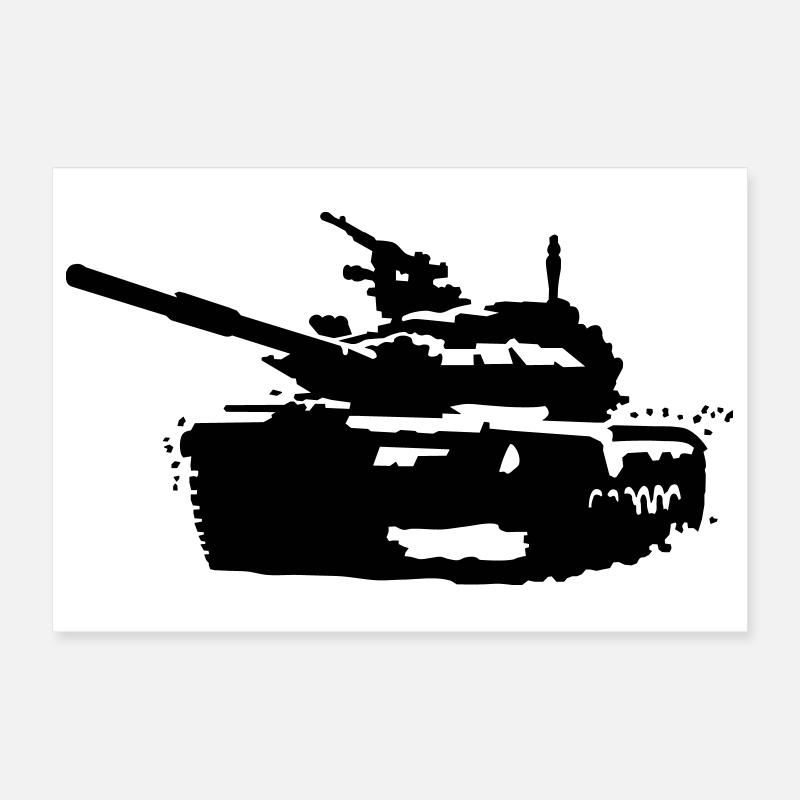 Panzer T-90 Poster 30x20 cm