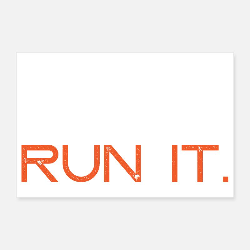 Lancez-le. Poster 30 x 20 cm