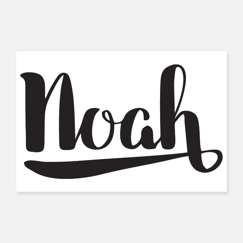 Creative Noah Archetype with Water Design Poster 12" x 8" (30x20 cm)