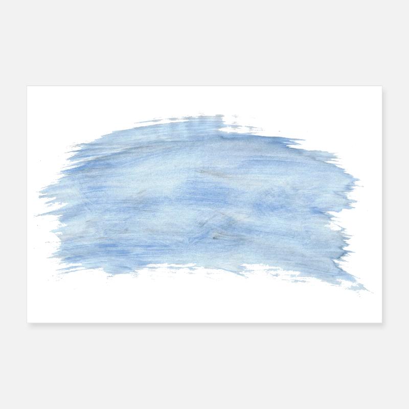 Fond bleu noir Poster 30 x 20 cm