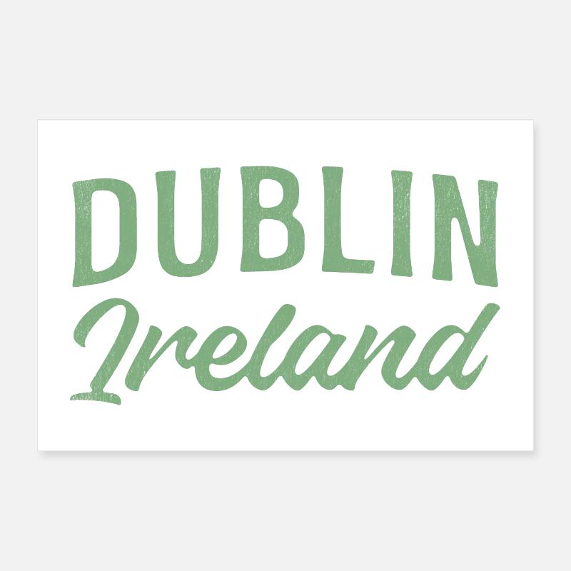 Fons Vintage Dublin Ireland Poster 30 x 20 cm