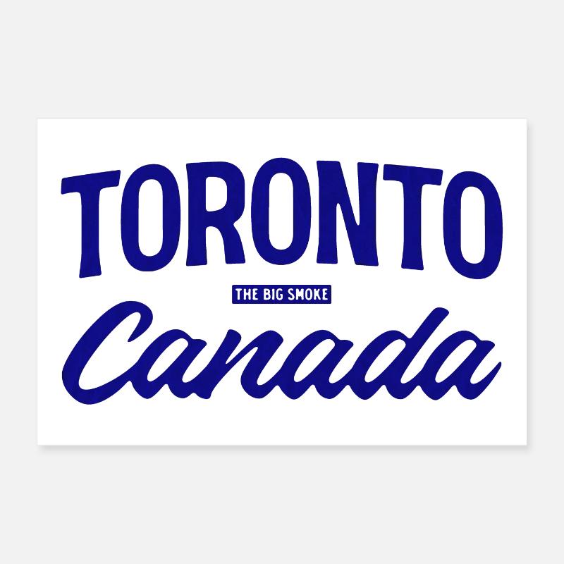 Toronto Canada Schriftzug Design Poster 30x20 cm