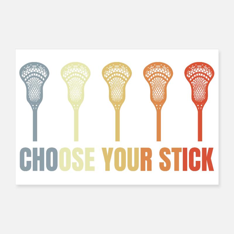 Drôle de slogan de crosse Poster 30 x 20 cm