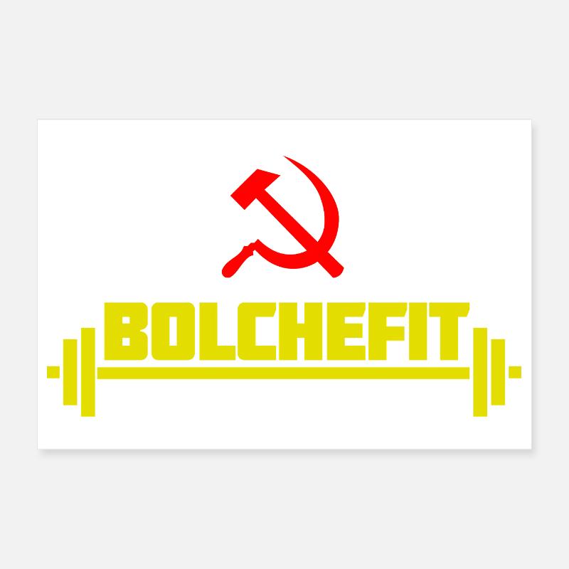 Bolchefit Poster 12" x 8" (30x20 cm)