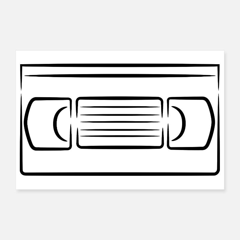 Vidéocassette Poster 30 x 20 cm