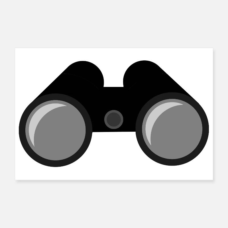 Jumelles - Poster 30 x 20 cm - blanc