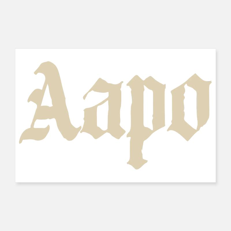 Nom gothique d’Aapo Poster 30 x 20 cm