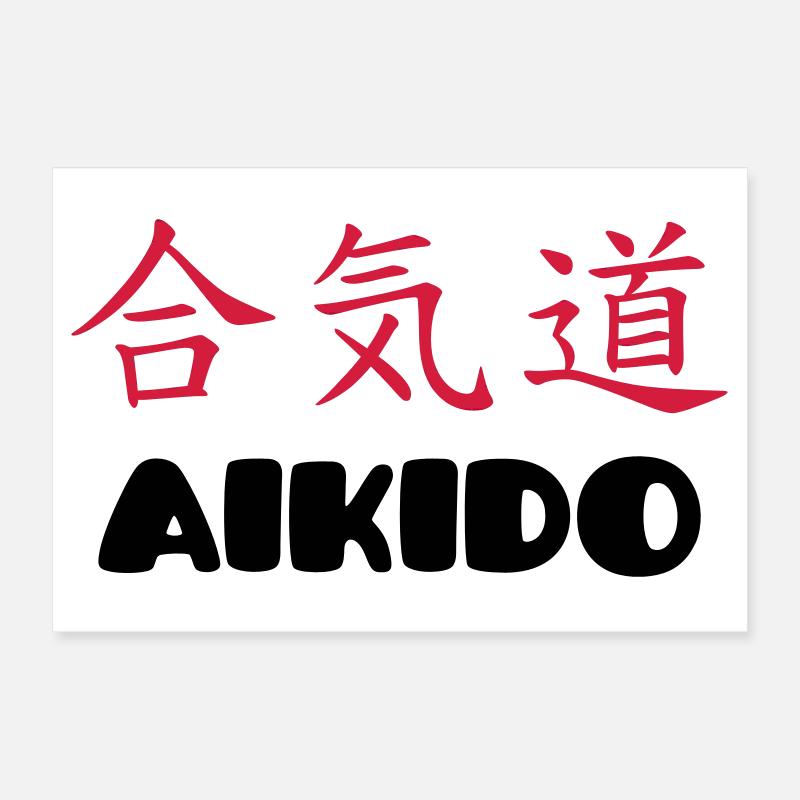Aikido Poster 30 x 20 cm