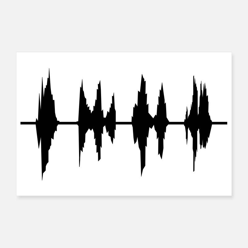audio Poster 30 x 20 cm