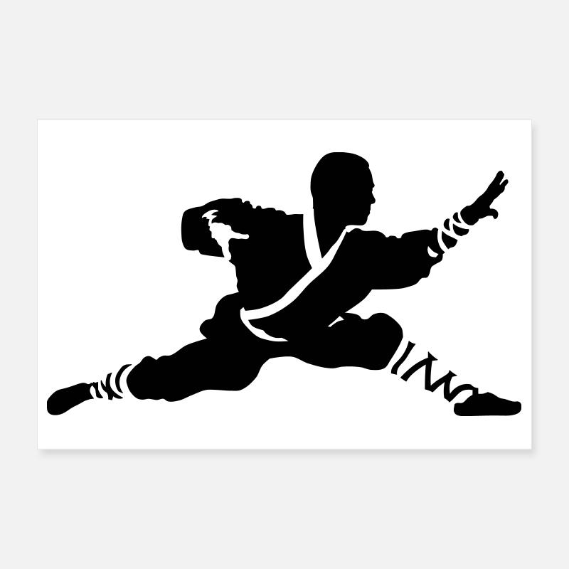 Kung fu Shaolin Poster 30 x 20 cm