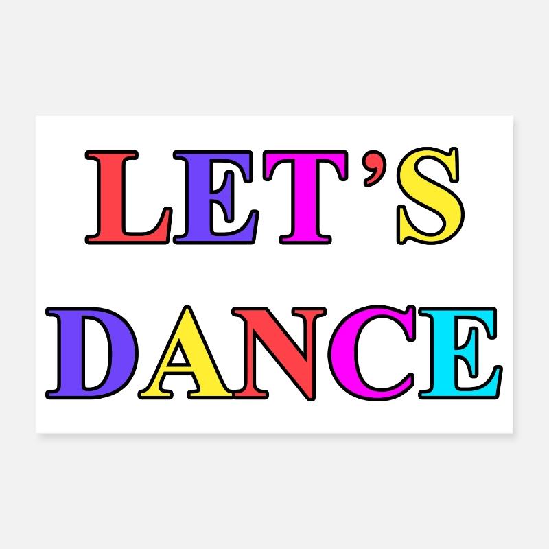 Let's Dance 1984 Poster 12" x 8" (30x20 cm)
