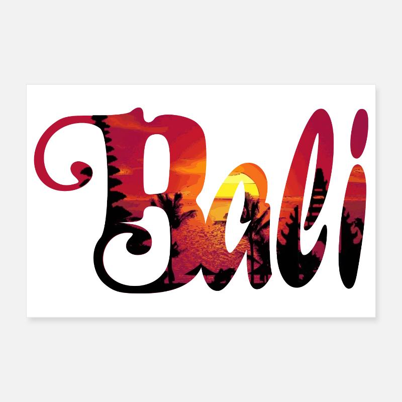 BALI Poster 30x20 cm