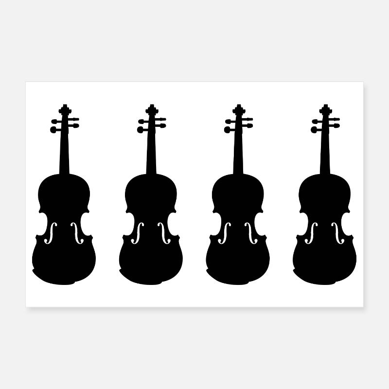 Violons Poster 30 x 20 cm