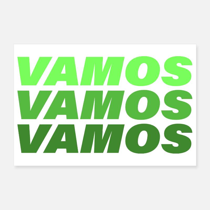 Vamos Poster 30 x 20 cm