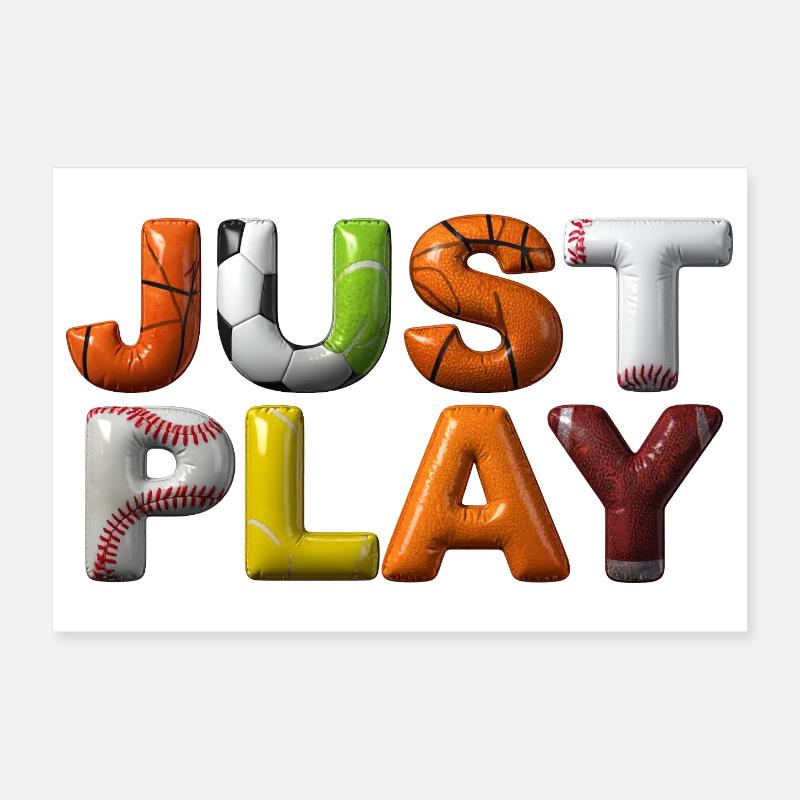 Just play. Don’t overthink it. Poster 30x20 cm