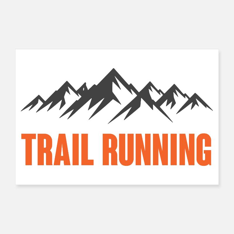 Course sur sentier Poster 30 x 20 cm