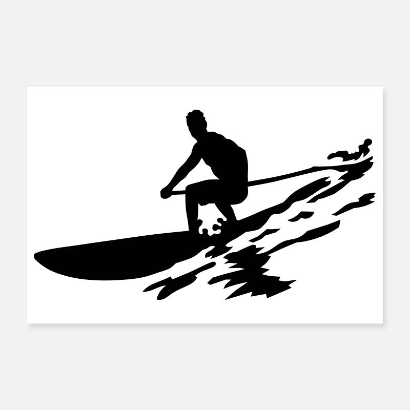 SUP boarding Poster 30x20 cm
