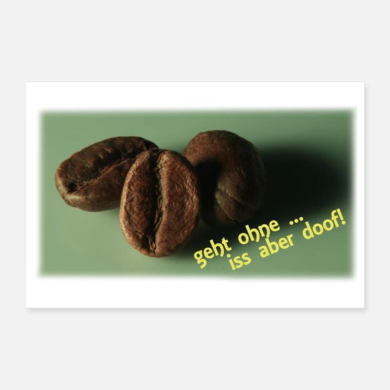 Grains de café Poster 30 x 20 cm