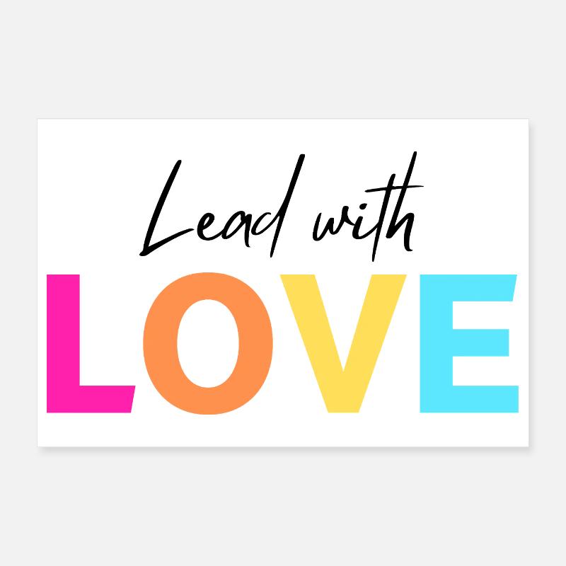 Commencez avec AMOUR Poster 30 x 20 cm