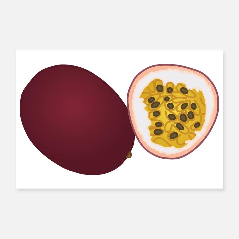 Passionsfrucht-Duo-Kunst Poster 30x20 cm